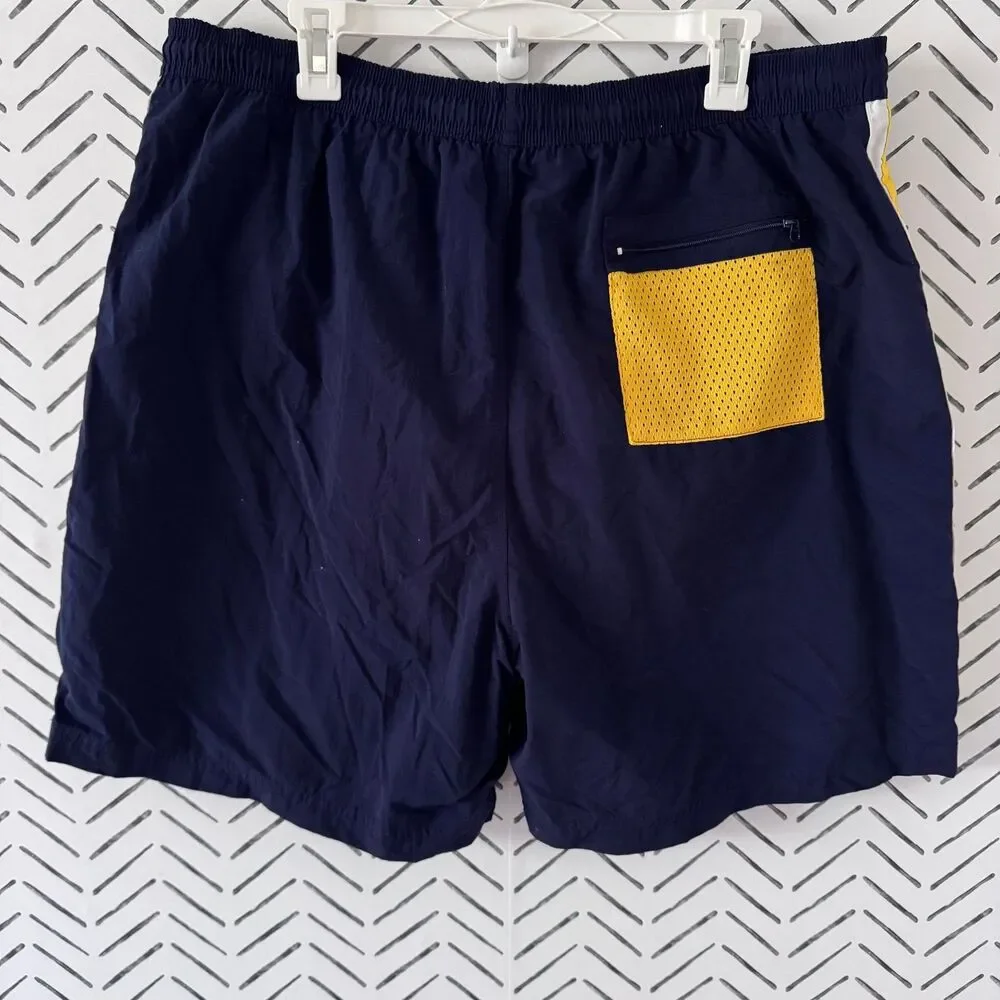 Vintage Y2K Hilfiger Athletics Blue Swim Trunks Lined Size XL Preppy‎